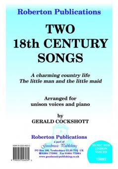 Two Eighteenth Century Songs 