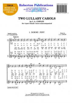 Two Lullaby Carols 
