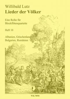 Blockflötenquartette Heft 10: Lieder der Völker 