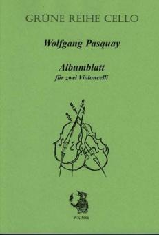 Albumblatt für zwei Violoncelli 