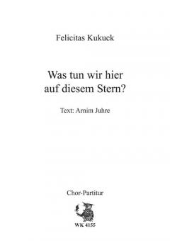 Was tun wir hier auf diesem Stern 