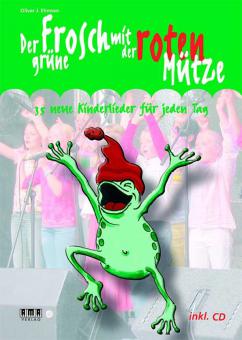 Der grüne Frosch mit der roten Mütze 