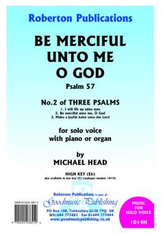 Be Merciful Unto Me O God (High) 