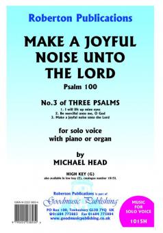 Make A Joyful Noise - Psalm100 (High) 