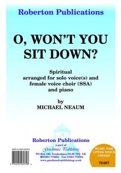 Owon't You Sit Down? 