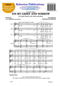 Tis My Grief And Sorrow 