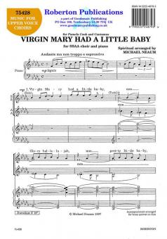 Virgin Mary Had A Little Baby 
