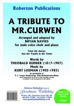 Tribute To Mr.Curwen 
