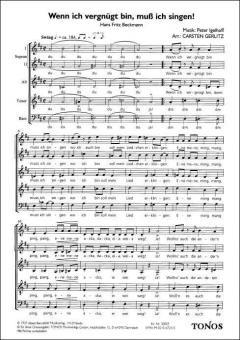 Wenn ich vergnügt bin 