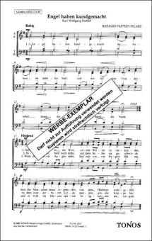 Engel haben kundgemacht 