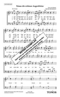 Nimm die schönen Augenblicke 