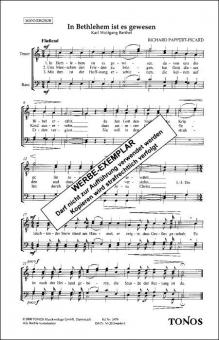 In Bethlehem ist es gewesen 