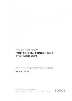 Vom Singen, Trinken und Fröhlichsein 