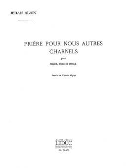 Priere pour Nous Autres 