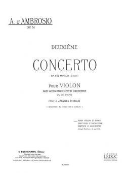 Concerto No. 2 En Sol Mineur 