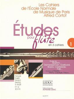 Etudes pour Flute (En 3 Cahiers) Cahier 1 