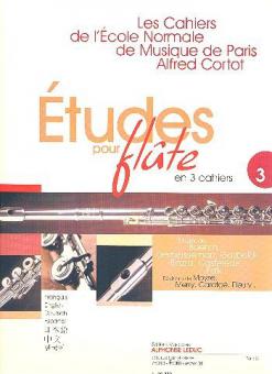 Etudes pour Flute (En 3 Cahiers) Cahier 3 