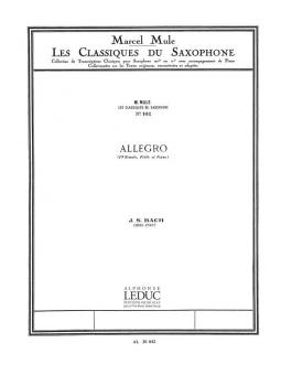 Sonate No. 1: Allegro Final 