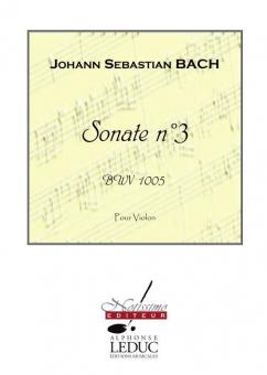 Sonate Nr. 3 BWV 1005 