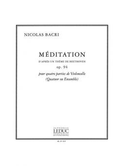 Meditation D'Apres Un Theme de Beethoven, Op. 94 