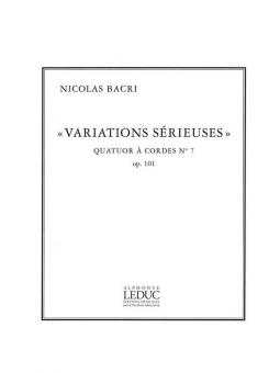 Variations Serieuses, Op. 101 