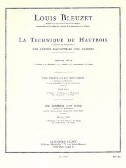 Technique Du Hautbois Par Etude Rationelle Des Gammes Vol.1 