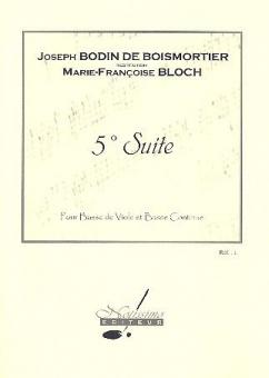 5eme Suite pour Basse de Viole et Basse Continue 