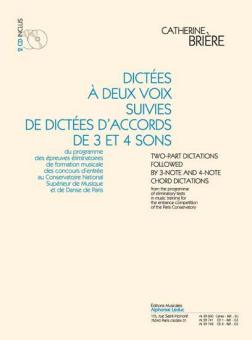 Dictees A Deux Voix Suivies de Dictees D'Accords de 3 et 4 Sons 