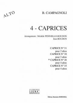 Caprice pour 4 Altos: Caprice no. 28 
