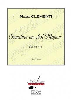 Sonatine, Op. 36 No.5, En Sol Majeur 