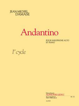 Andantino (Cycle 1) pour Saxophone Alto et Piano 