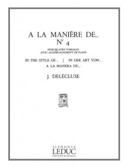A La Maniere De No.4 