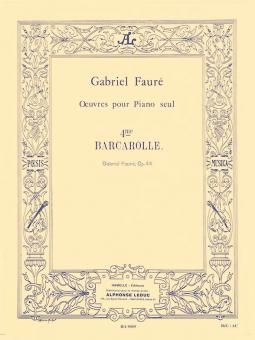 Barcarolle No. 4 Op. 44 