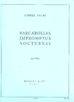 Barcarolles / impromptus et Nocturnes Recueil Piano 