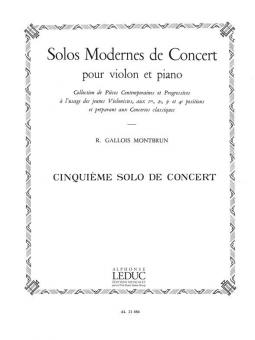 Solo De Concert No. 5 