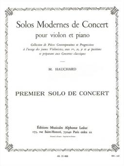 Solo Moderne De Concert No. 1 