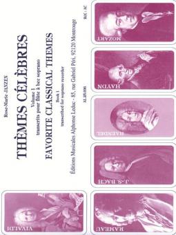 Themes Celebres Vol.1 Flute A Bec Soprano 