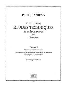 25 Etudes Techniques et Melodiques Vol. 1 