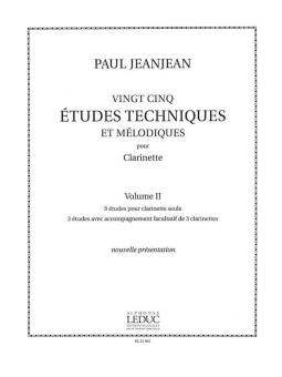 25 Etudes Techniques et Melodiques Vol. 2 