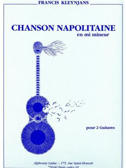 Chanson Napolitaine en Mi 