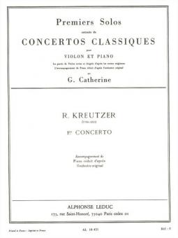 Premiers Solos Concertos - Classiques: No. 1 