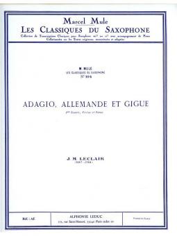 Sonate No. 1 (Violon): Adagio Allemande Gigue 