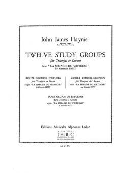 12 Studies Groups from La Semaine Du Virtuose 