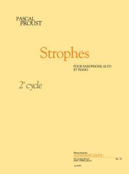 Strophes (Cycle 2) Pour Saxophone Alto et Piano 