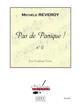 Pas De Panique ! No.2 Pour Trombone Tenor Seul 