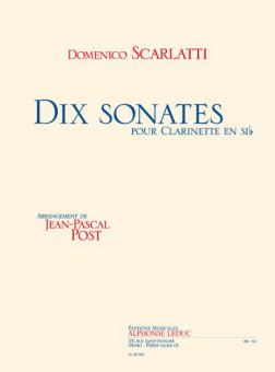 Dix Sonates Pour Clarinette En Si B 
