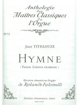 Hymne: ange Lingua Gloriosi 