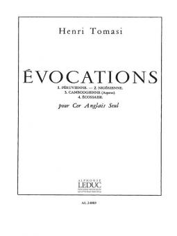 Tomasi Henri Evocations Cor Anglais Solo 