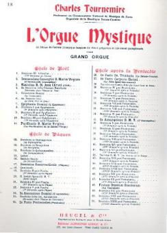 Orgue Mystique No. 18 