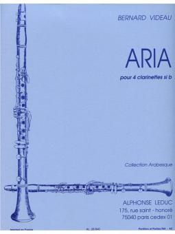 Videau Carboulet Aria Arabesque 4 Clarinets 